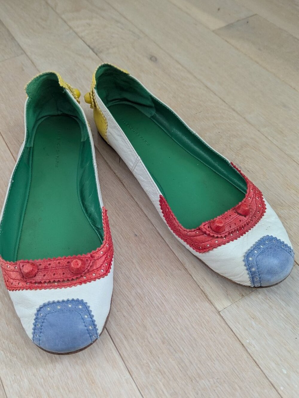 Balenciaga Arena Brogues Ballet Flat
